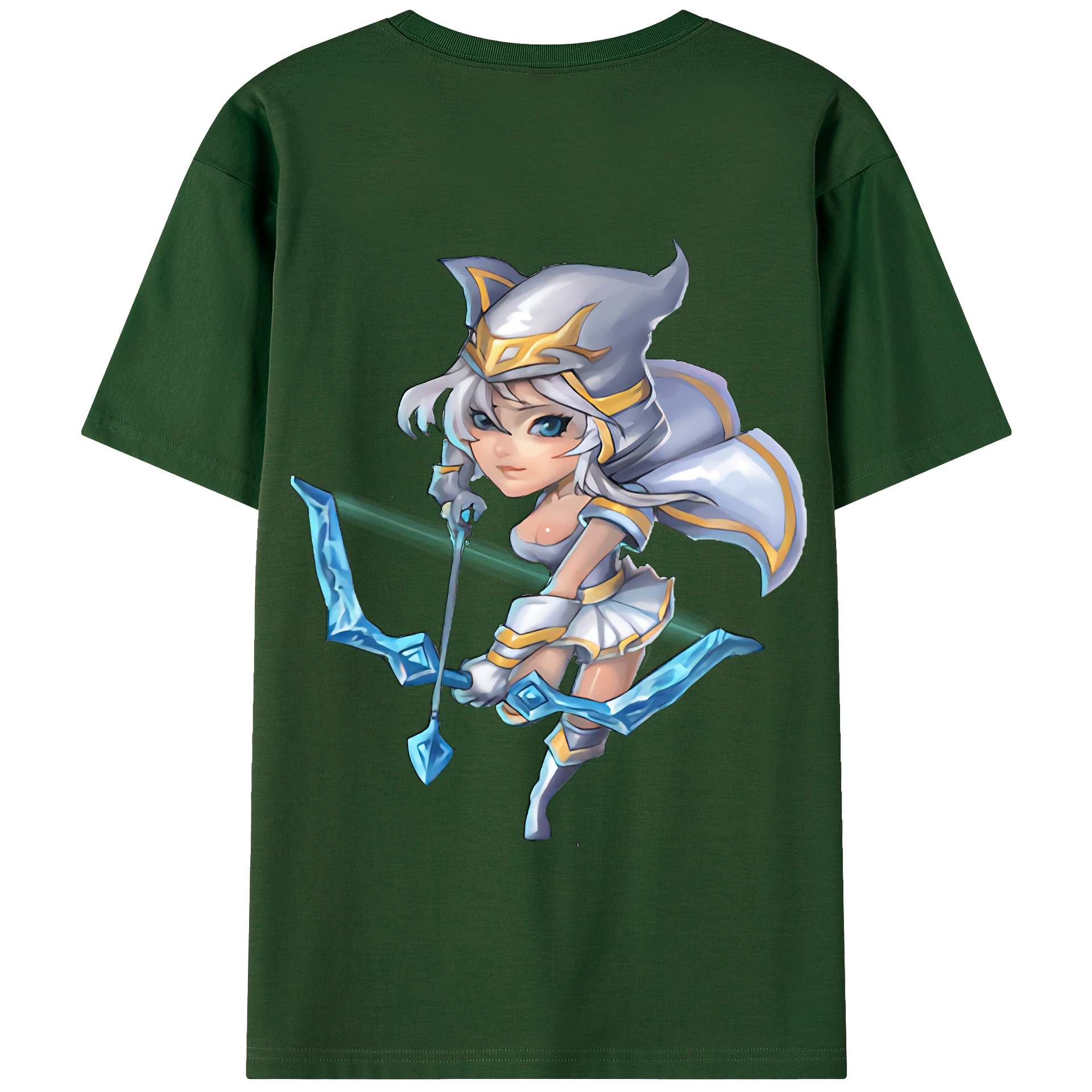 リーグ・オブ・レジェンド League of Legends LOL 綿100％半袖Tシャツ（背面プリント）